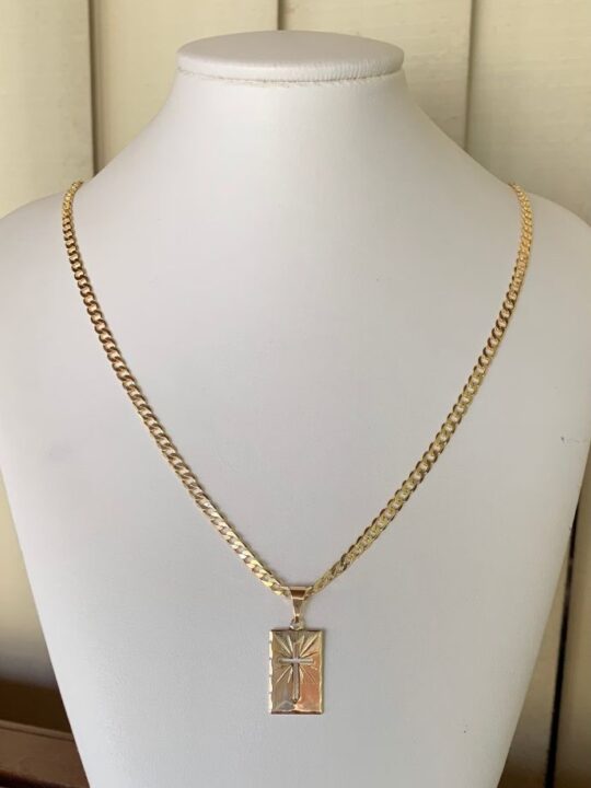 Corrente groumet com plaquinha