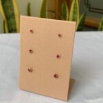 Trio de brincos rosa fúccia