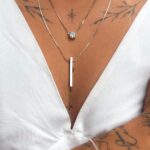 A Mix de colar no ródio branco