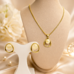 A Conjunto em quartzo branco (pedra natural)